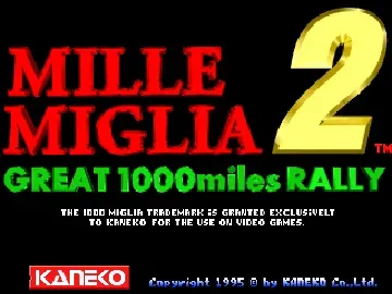 Mille Miglia 2: Great 1000 Miles Rally